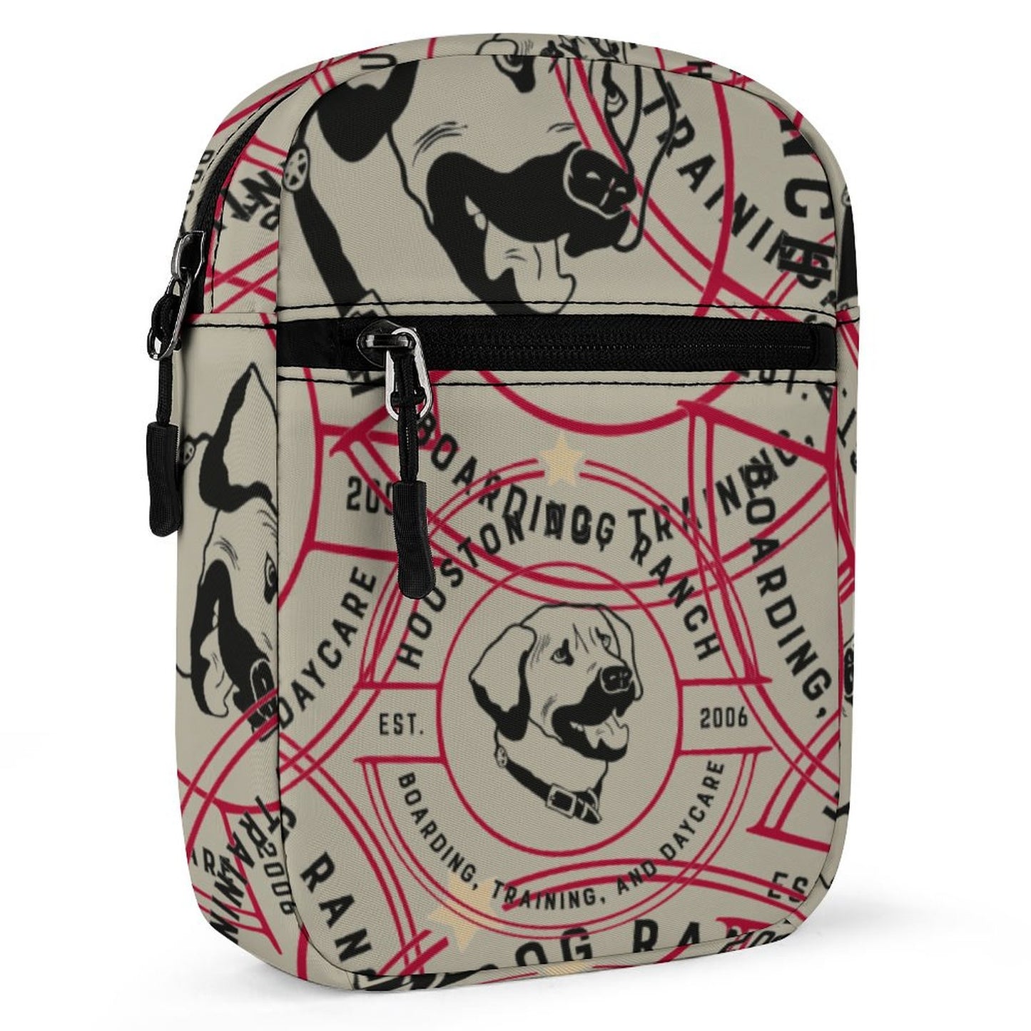 HOUSTON DOG RANCH Small Messenger Bag Q026 (All-Over Printing)