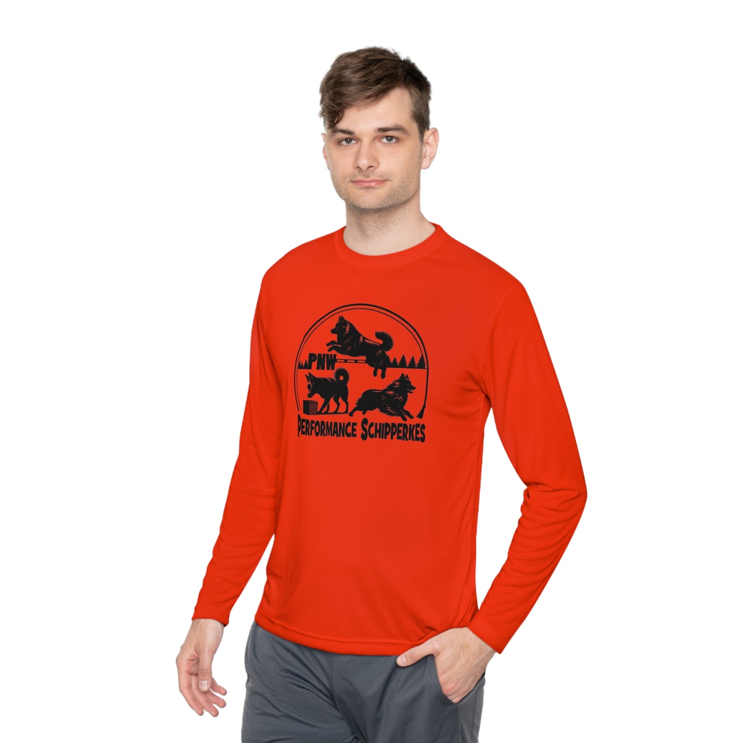* PNW schipperkes Unisex Lightweight Long Sleeve Tee