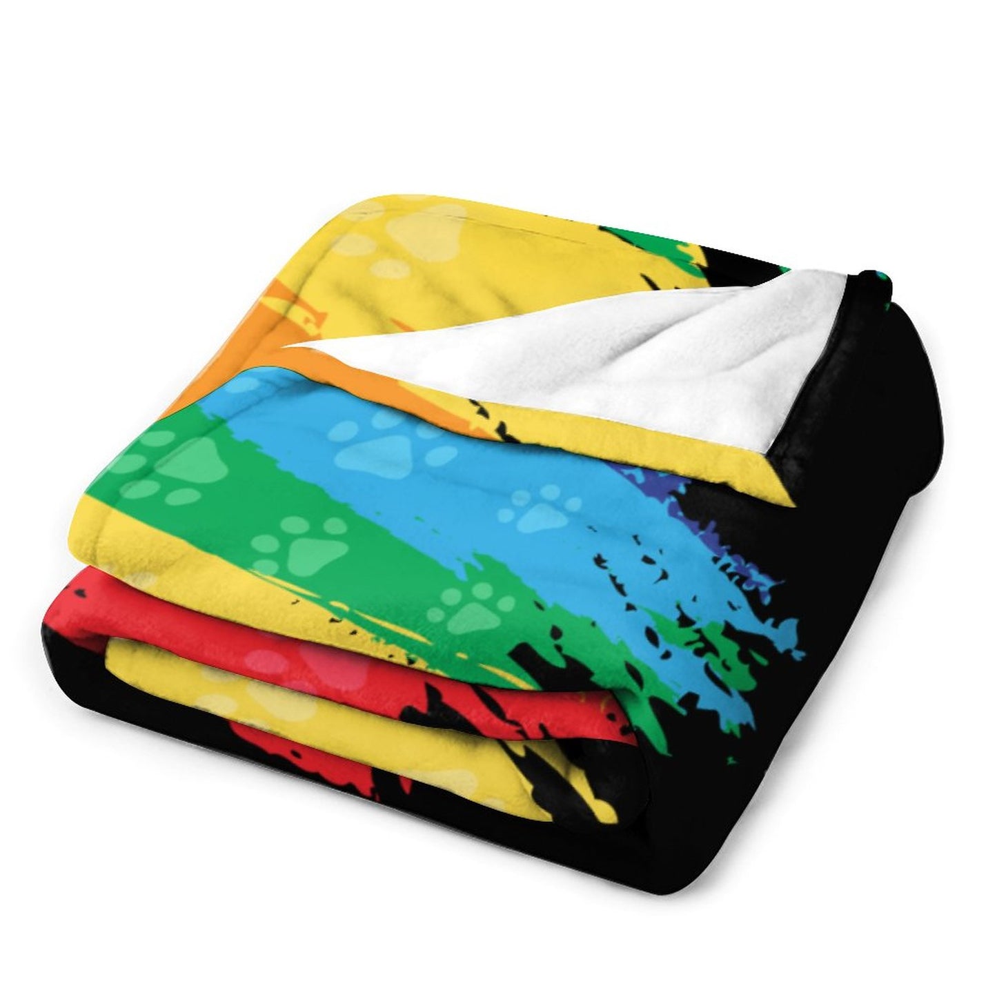 RAINBOW PAWS Throw Blanket