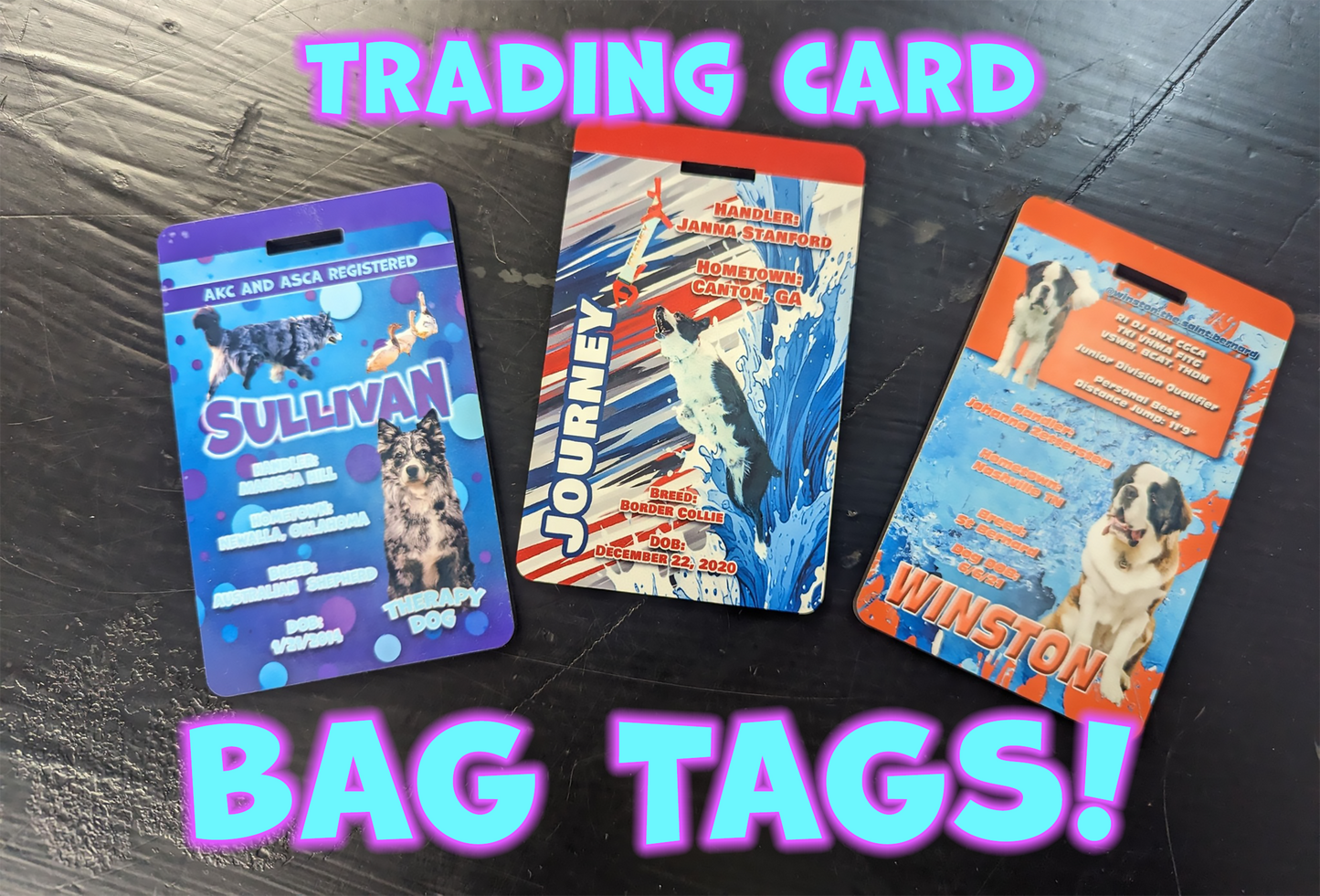 BAG TAG - TRADING CARD