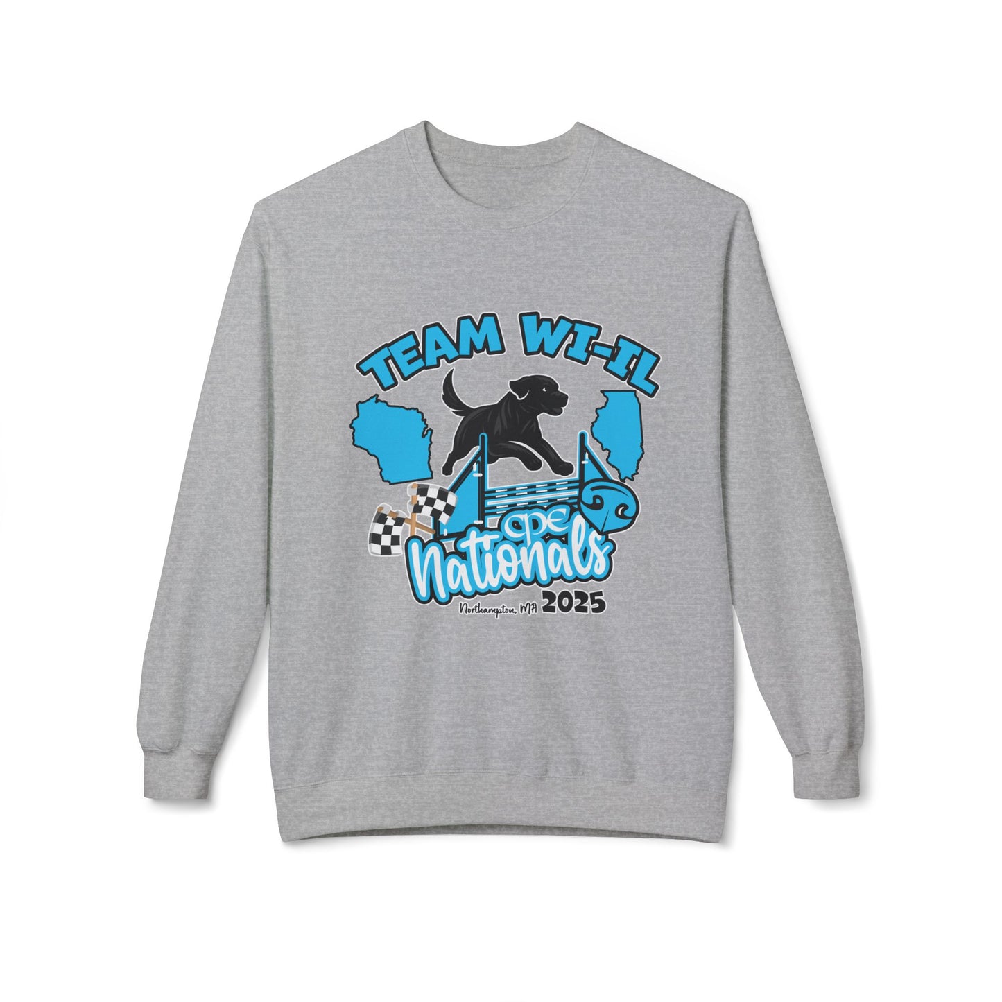 team wi_il  CPE Unisex Midweight Softstyle Fleece Crewneck Sweatshirt
