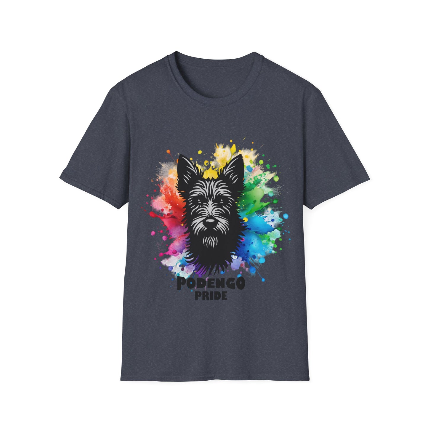 PODENGO PRIDE Splash Unisex Softstyle T-Shirt