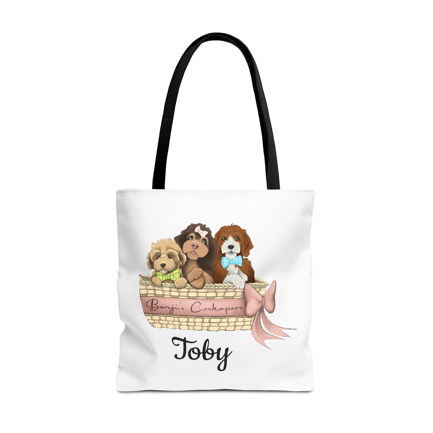 Toby * Benjis Cockapoos Tote Bag