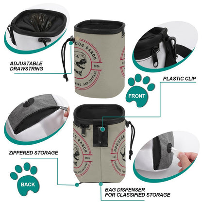 HOUSTON DOG RANCH Dog Treat Training Bags Storage for Pet Rewards A007