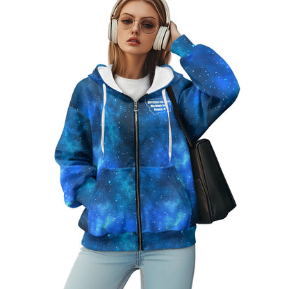 MONTANA DISC Loose Fit Zipper Sweatshirt