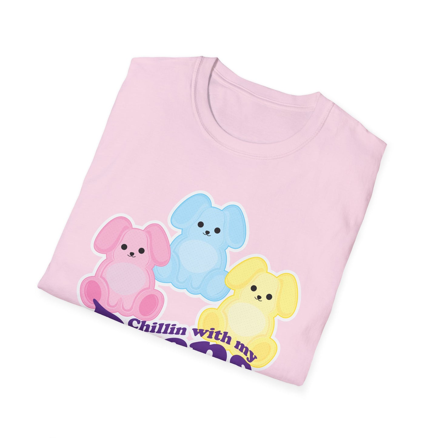 CHILLIN W MY PEEPS Unisex Softstyle T-Shirt EASTER
