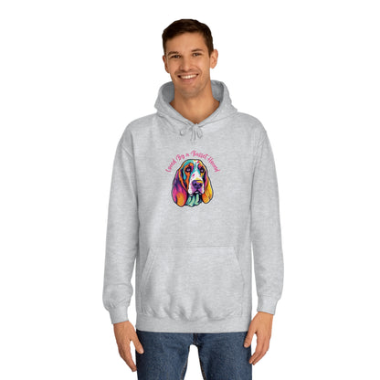 LOVED BY  BASSET 3 Unisex College Hoodie