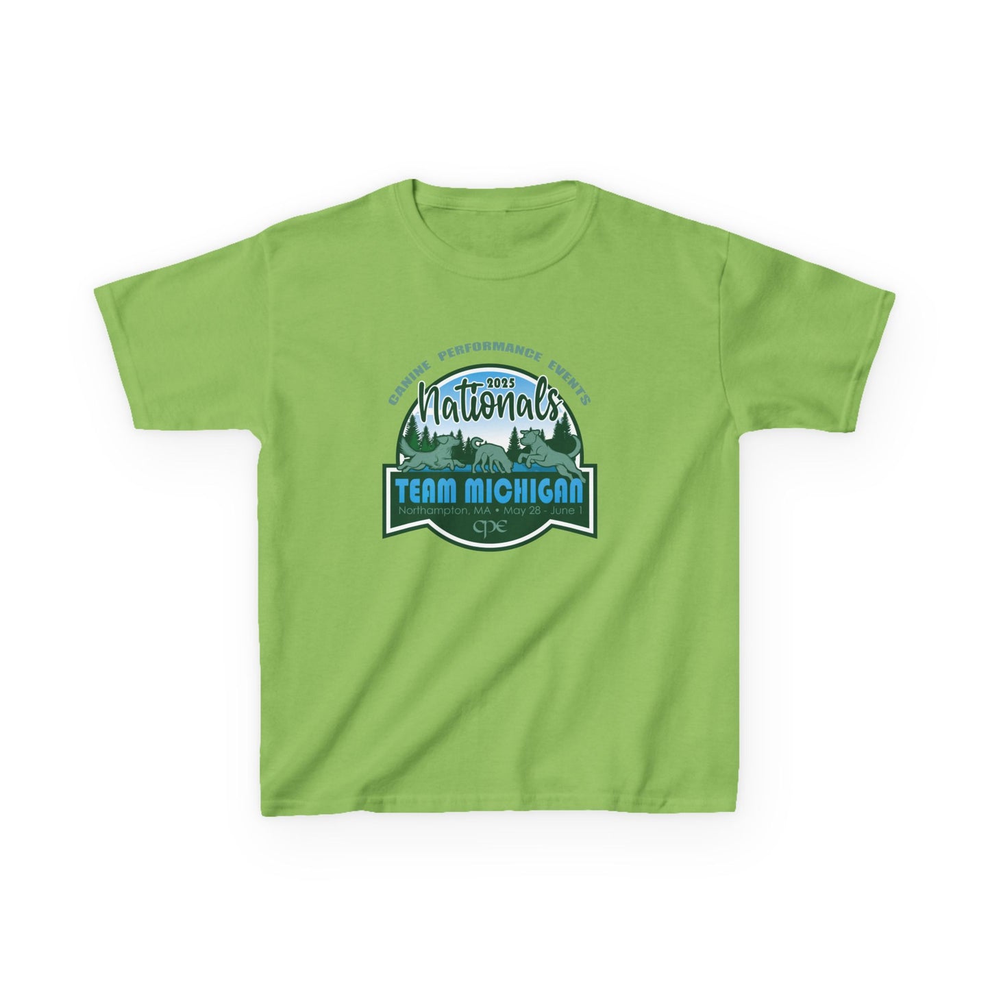 TEAM MICHIGAN Kids Heavy Cotton™ Tee