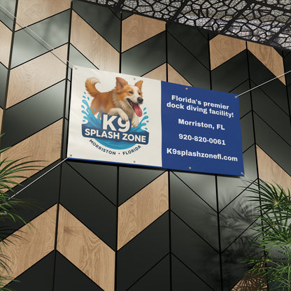 2.  K9 SPLASH ZONE Matte Banner