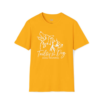 white TAILS OF THE DOG  Unisex Softstyle T-Shirt