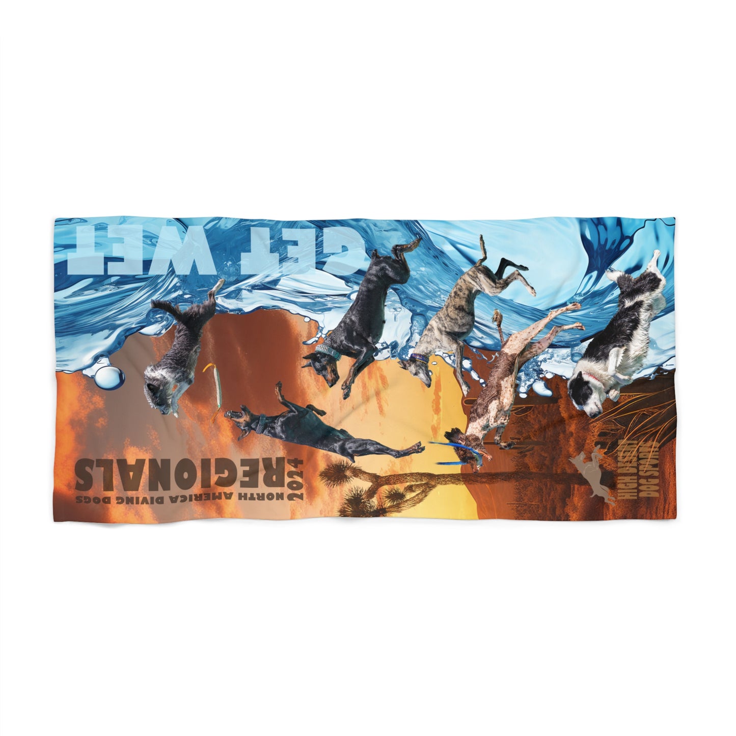 APRIL   DESERT Beach Towel