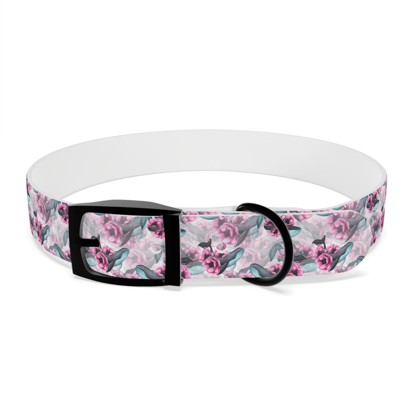 FLORAL ORCA  Dog Collar