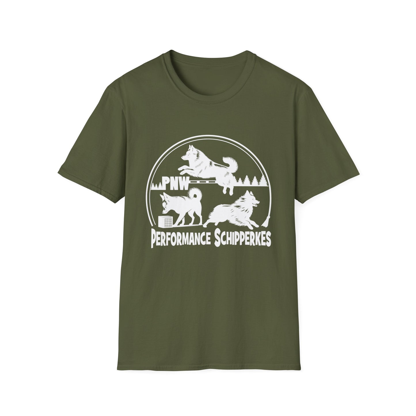 PNW Schipperkes Unisex Softstyle T-Shirt