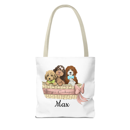 max Benjis Cockapoos Tote Bag