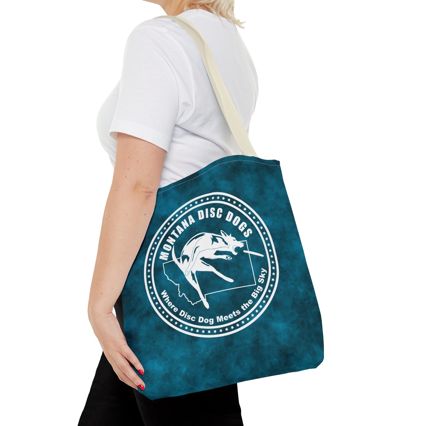 *MONTANA DISC DOG Tote Bag