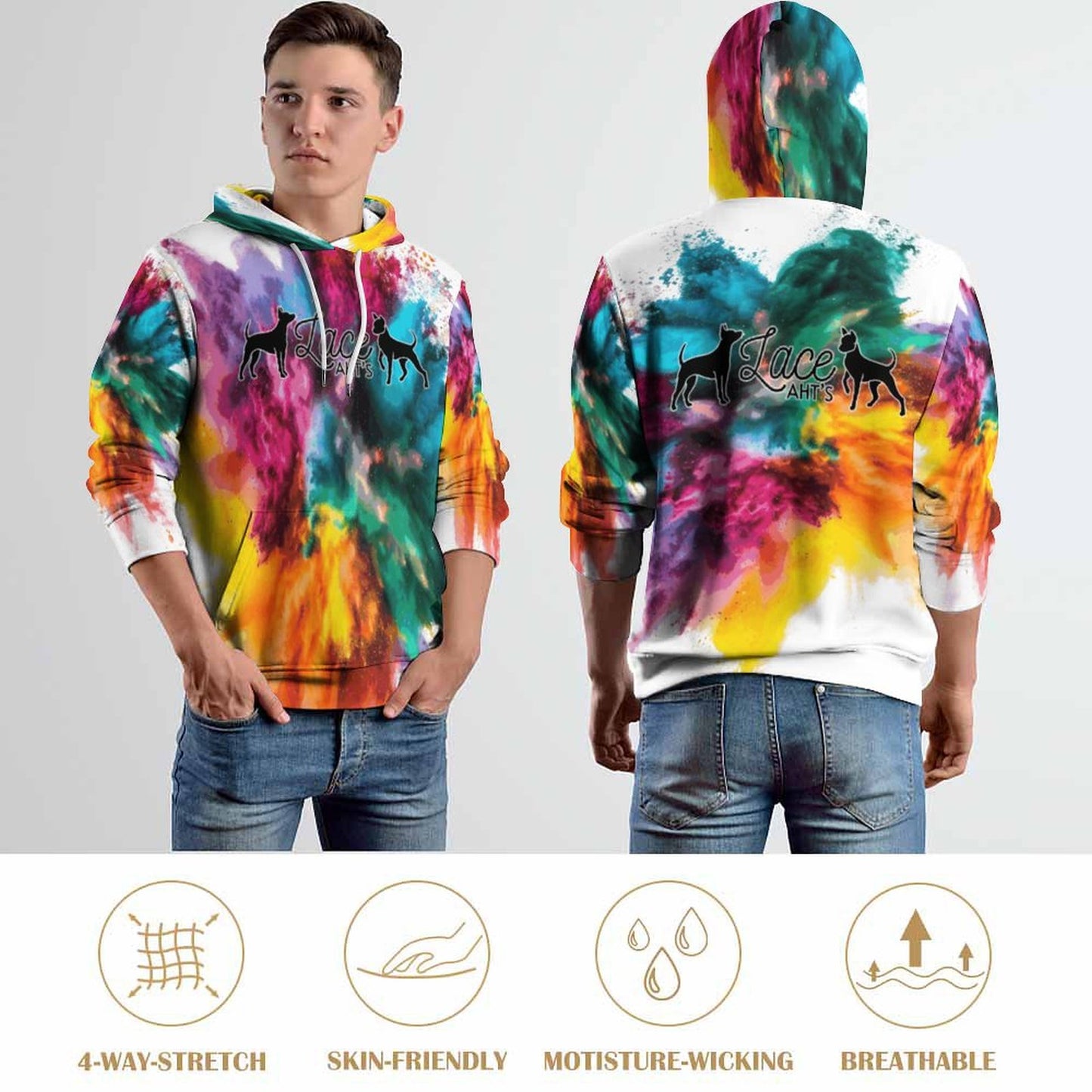 LACE AHT  Hoodie (All-Over Printing)