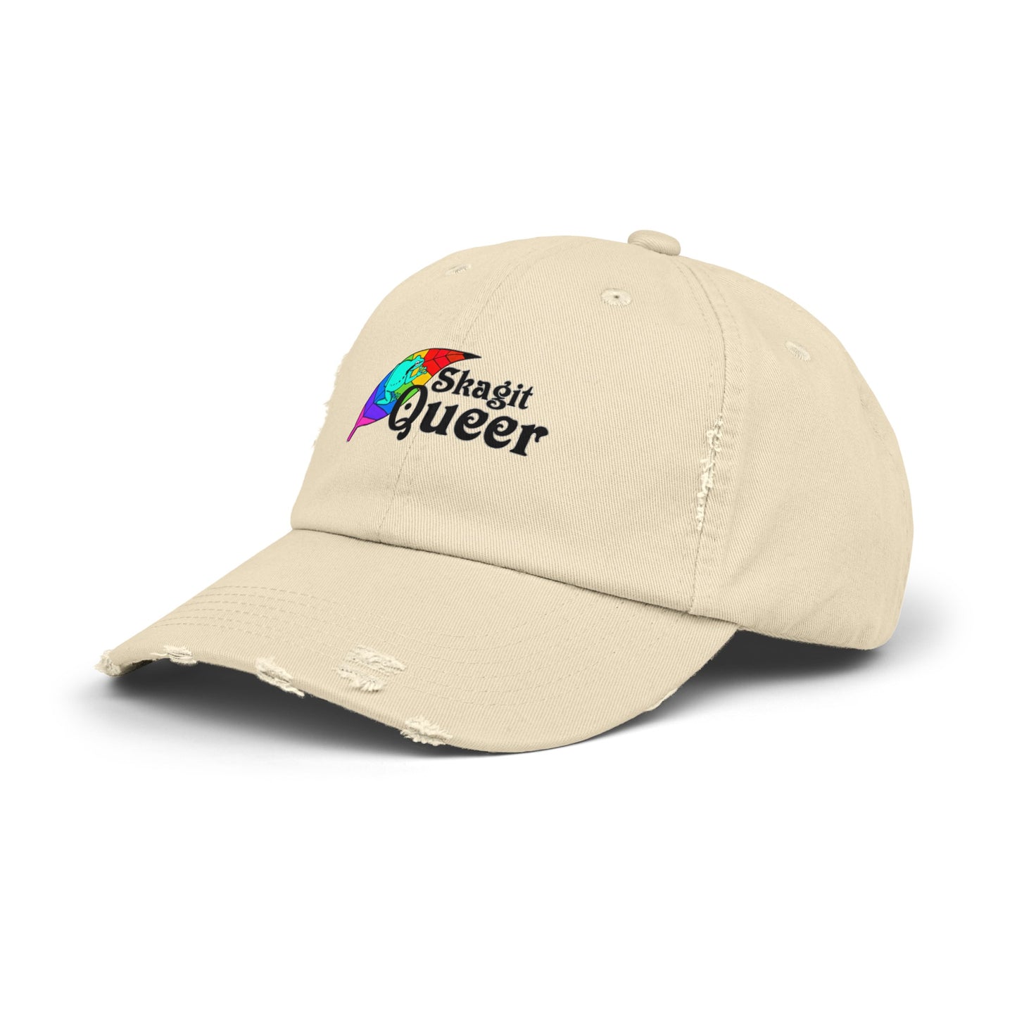 SKAGIT QUEER  Unisex Distressed Cap