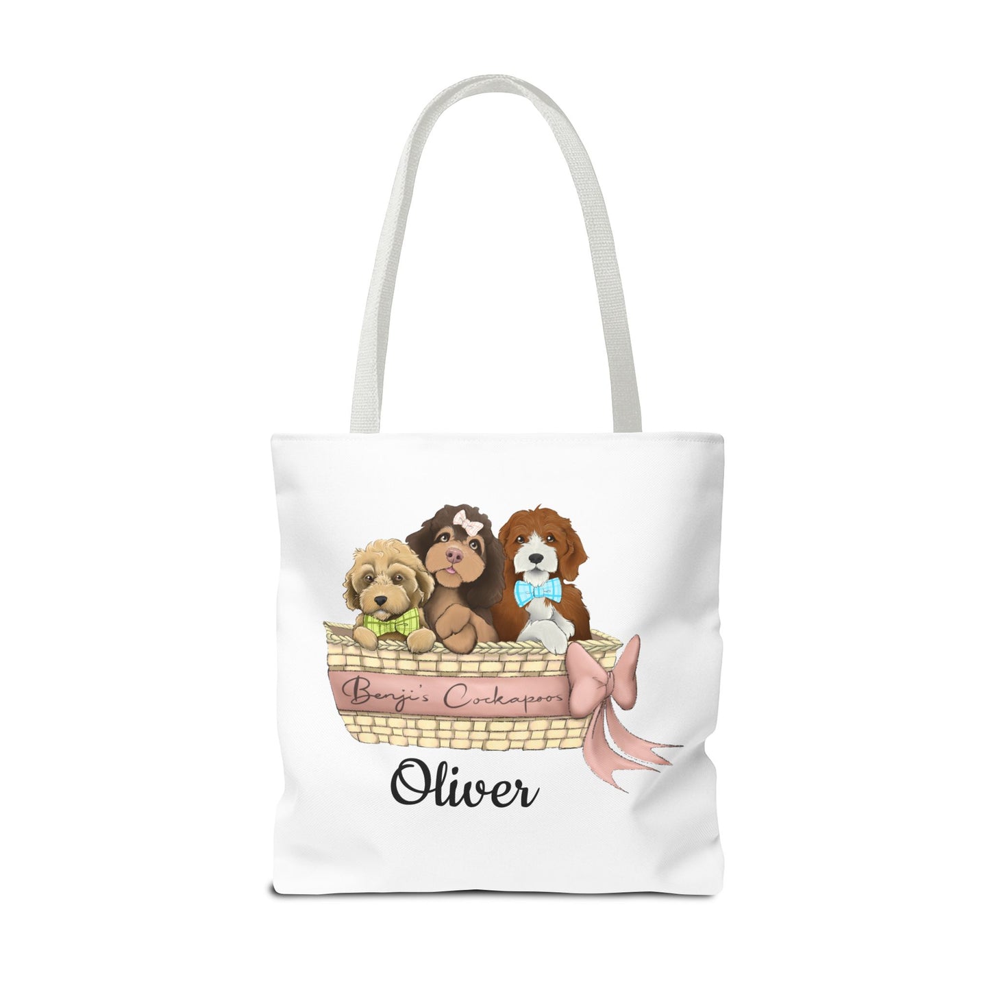 Oliver  Benjis Cockapoos Tote Bag