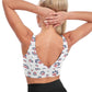 PATRIOTIC - PAWS-N-STARS Sports Yoga Bra