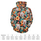 230gsm Men's Personalized Hoodie with Double-layer Cap (All-Over Printing)