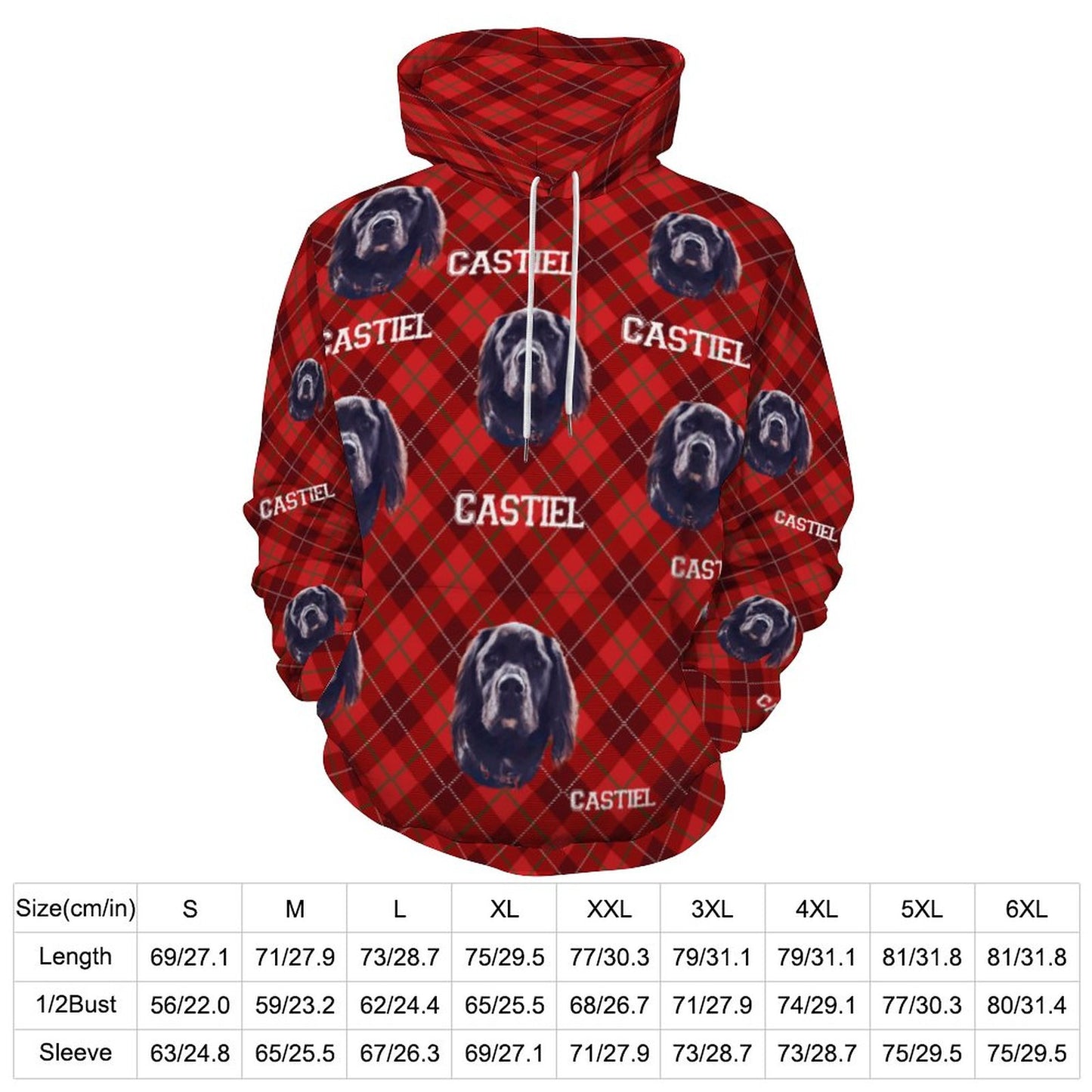 Custom Hoodie FACE PATTERN