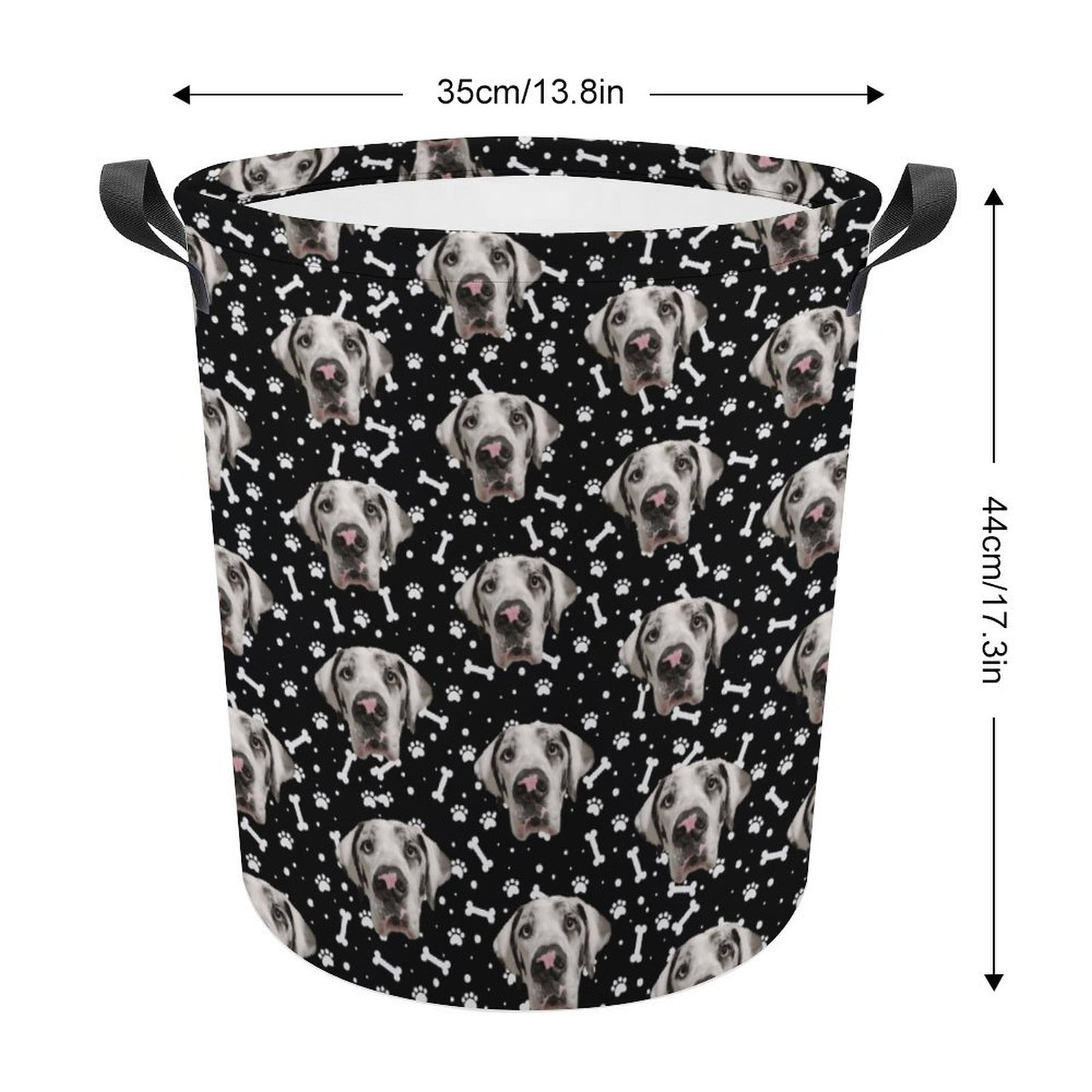 FACE w PAWS-n-BONES Collapsible TOTE