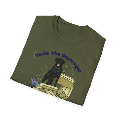 TESLA Barn Hunt Unisex Softstyle T-Shirt