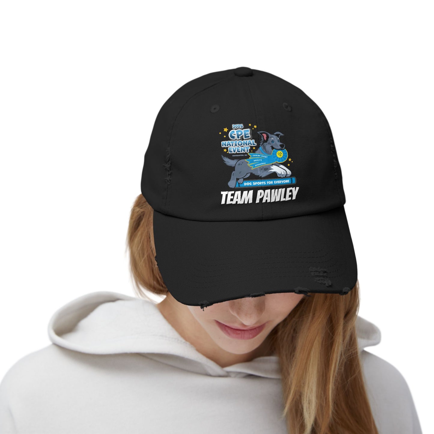 Team Pawley CPE Unisex Distressed Cap