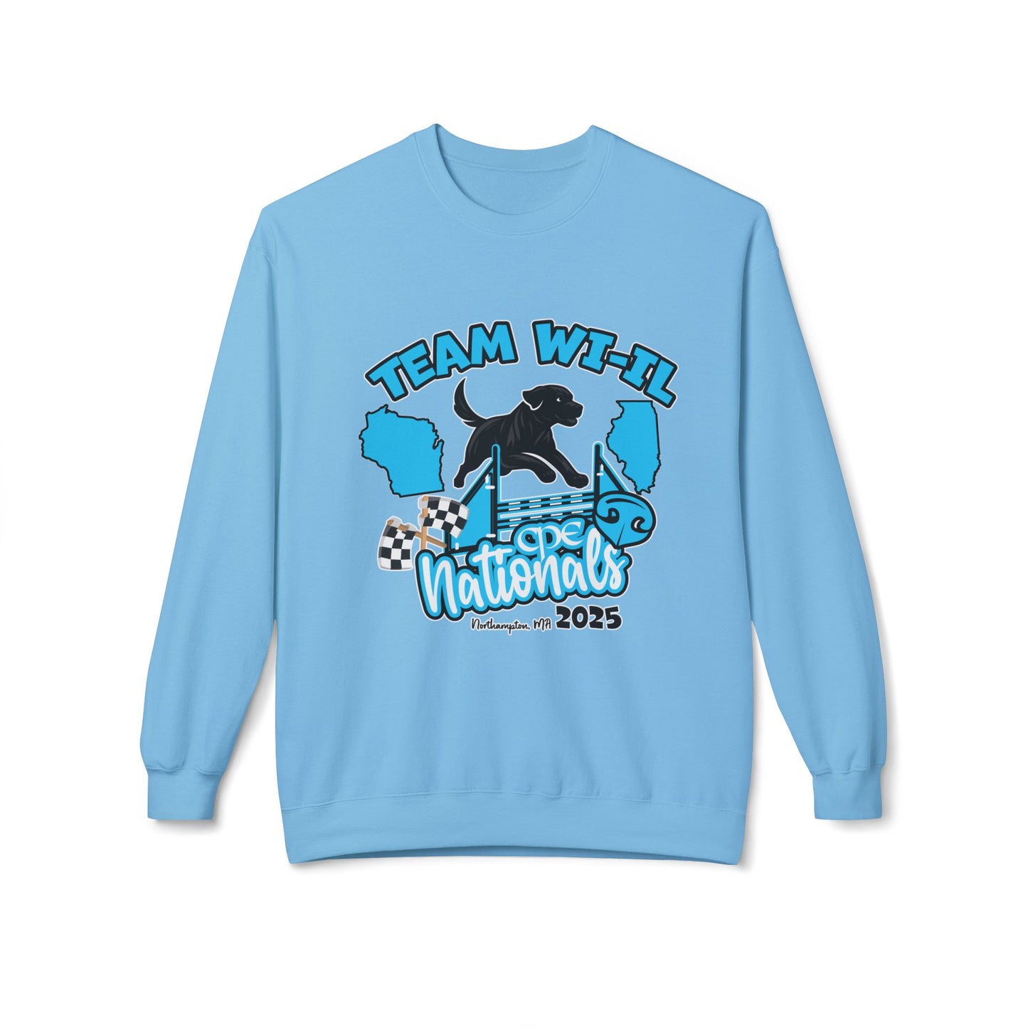 team wi_il  CPE Unisex Midweight Softstyle Fleece Crewneck Sweatshirt