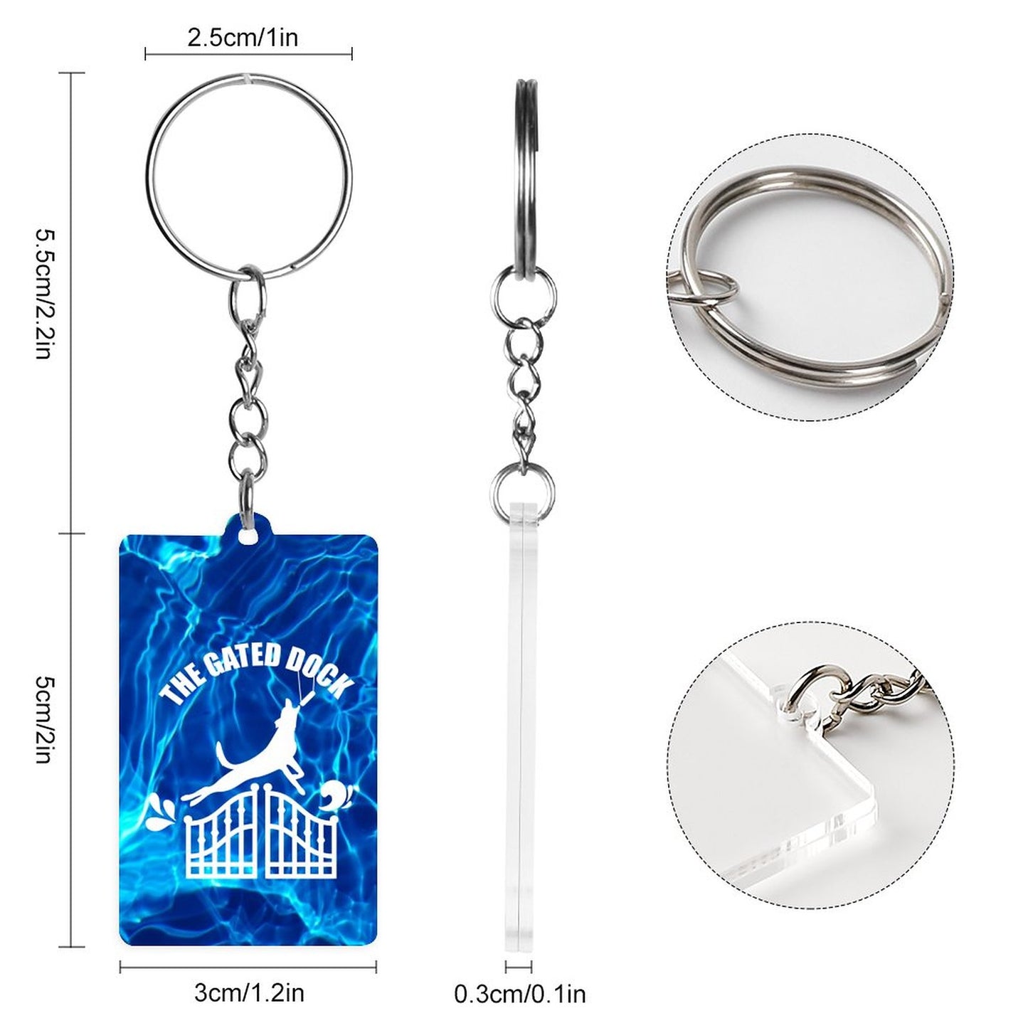 GATED DOCK - Acrylic Keychain