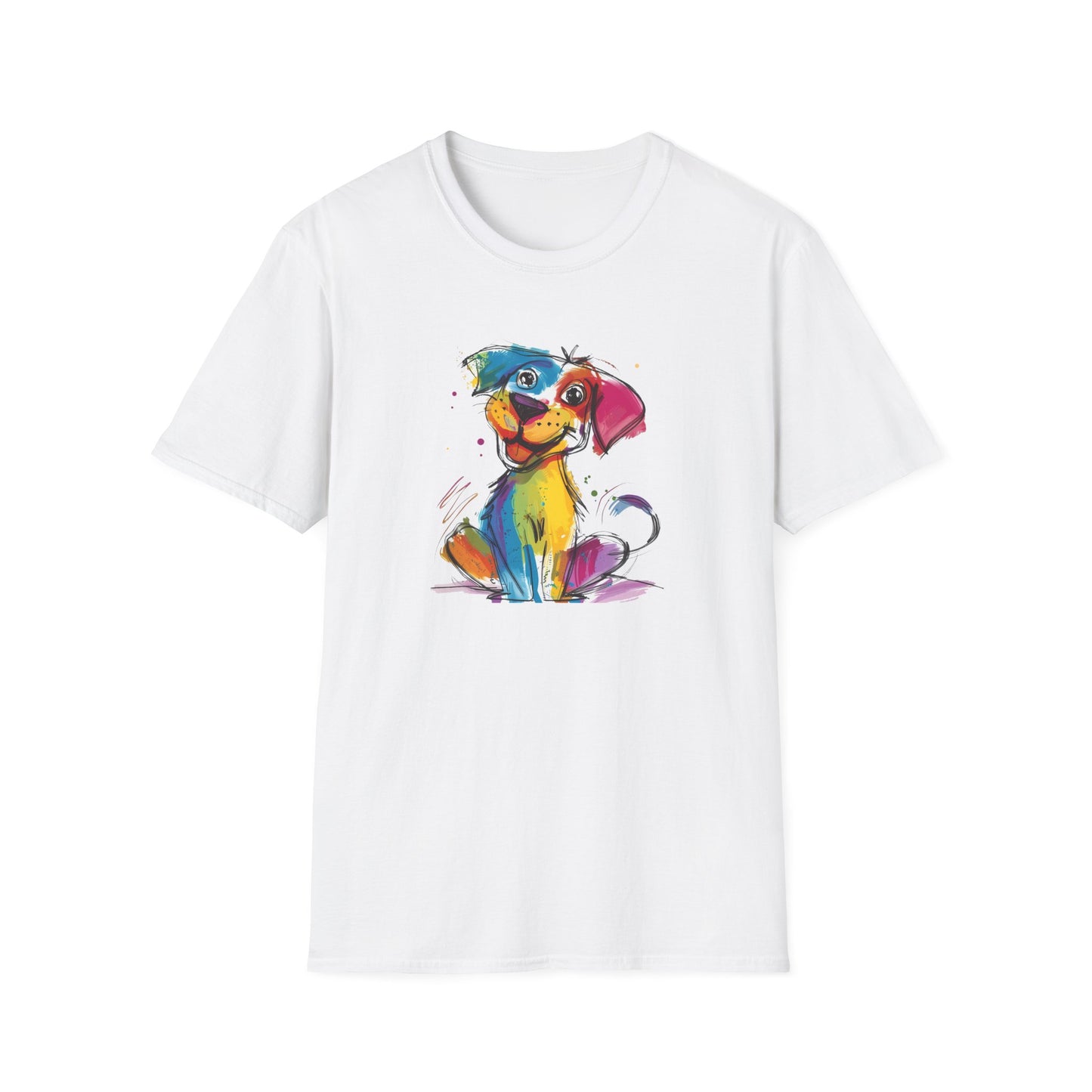 COLORFUL PUP Unisex Softstyle T-Shirt