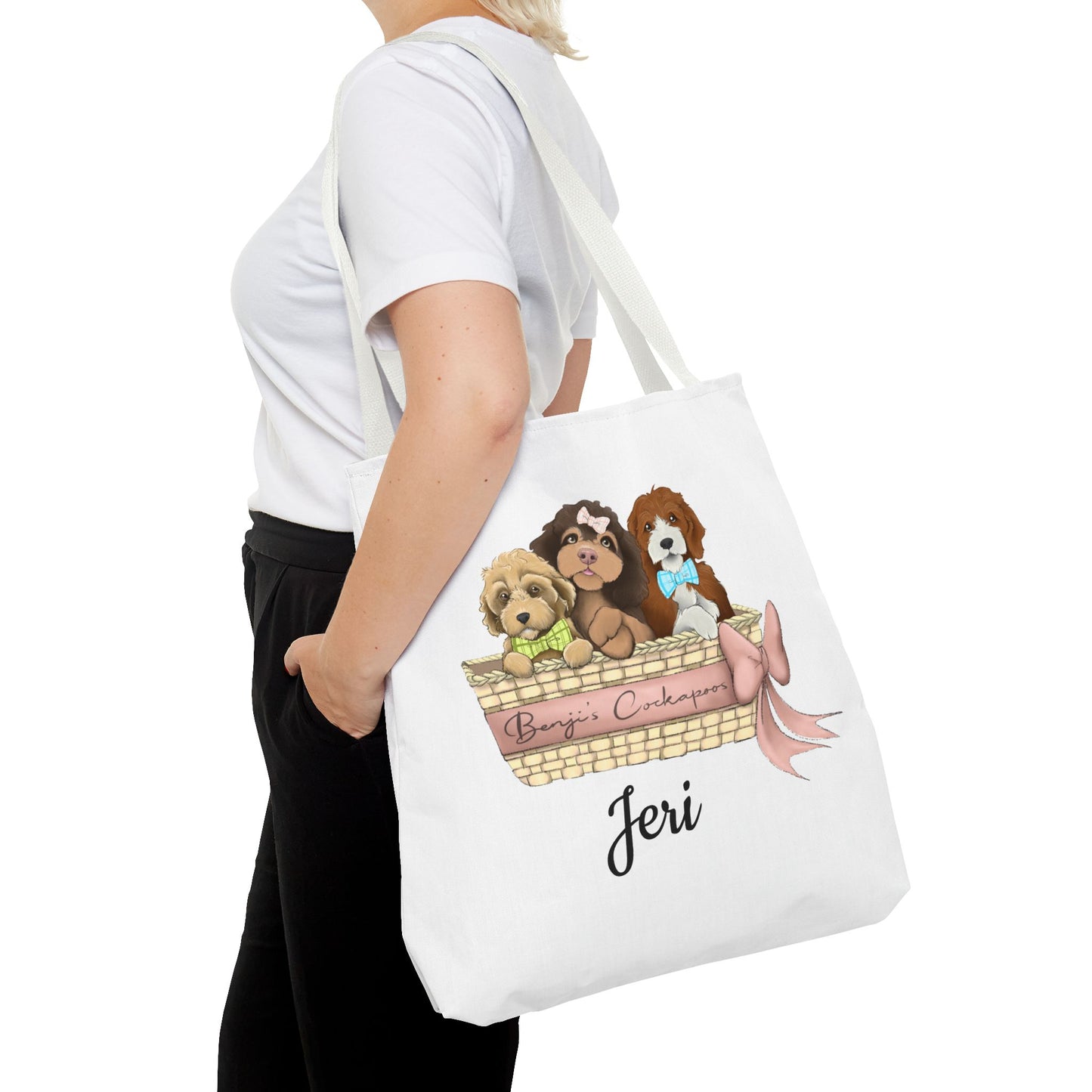 jeri  Benjis Cockapoos Tote Bag