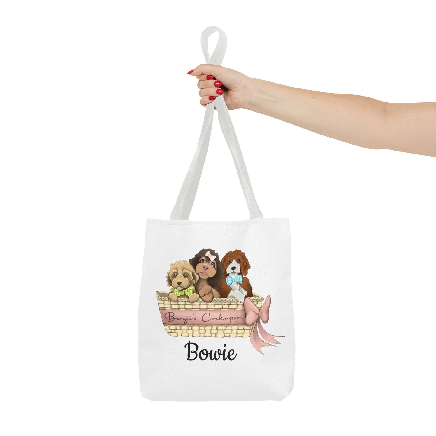Bowie Benjis Cockapoos Tote Bag