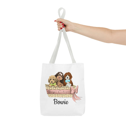 Bowie Benjis Cockapoos Tote Bag