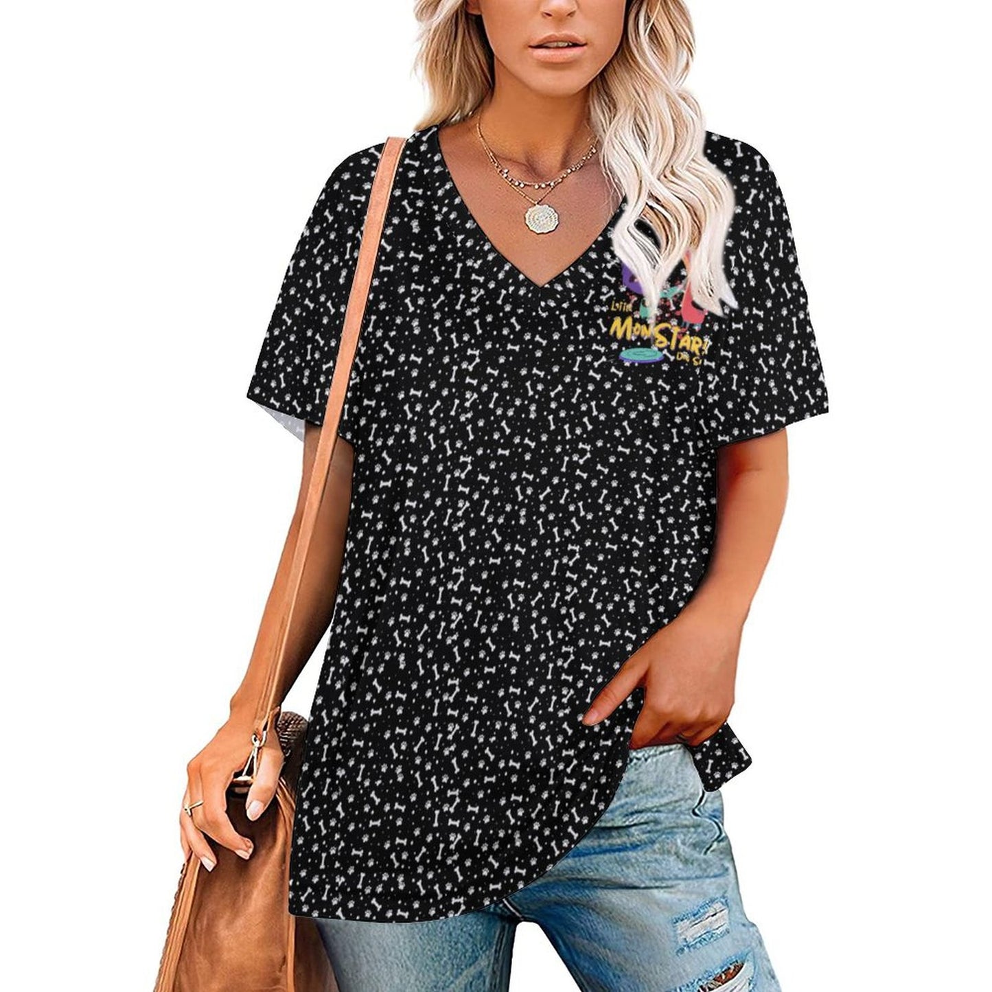 LITTLE MONSTERS  Short Sleeve T-Shirts NZ109-Multi-Image Printed Tees