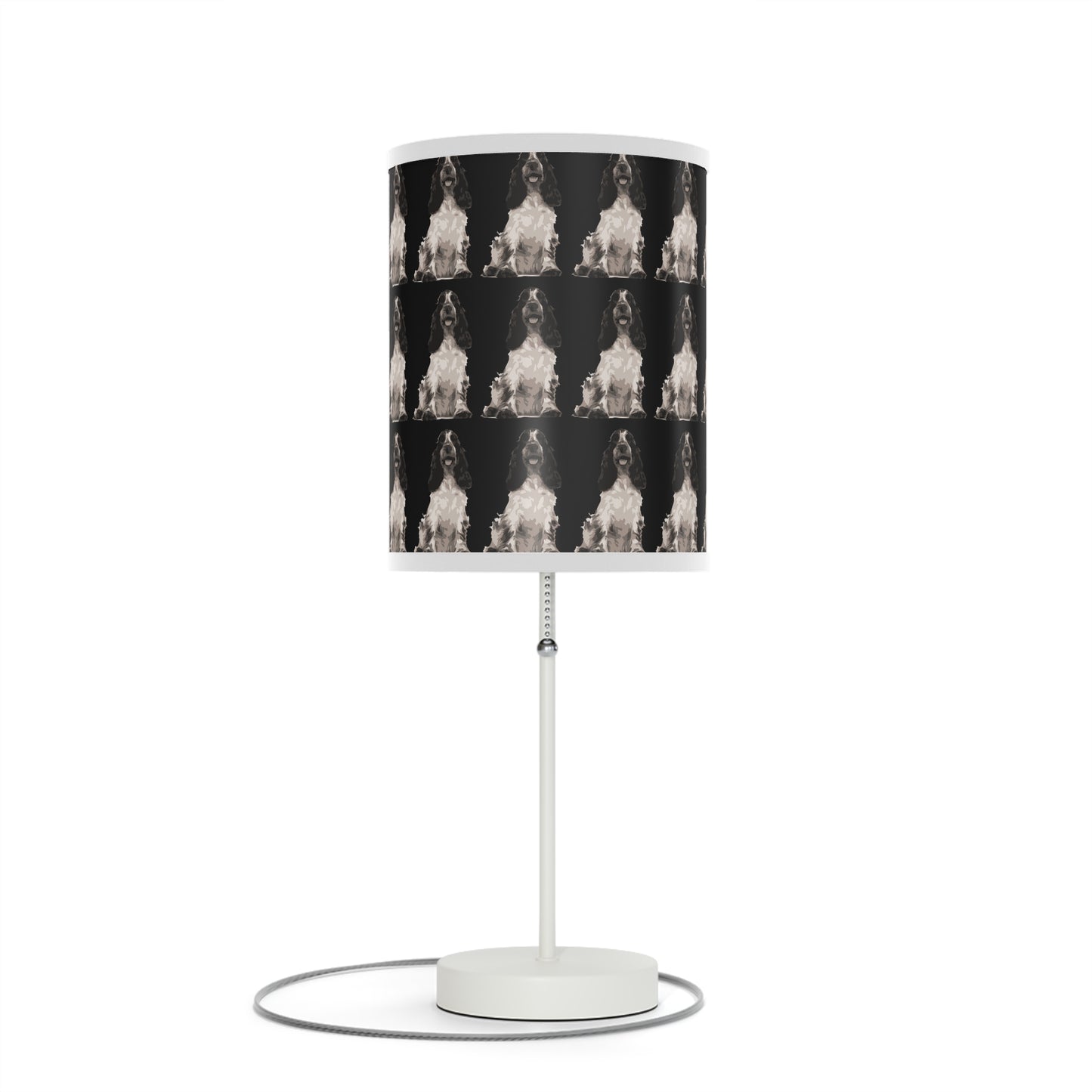 English cocker spaniel - Lamp on a Stand