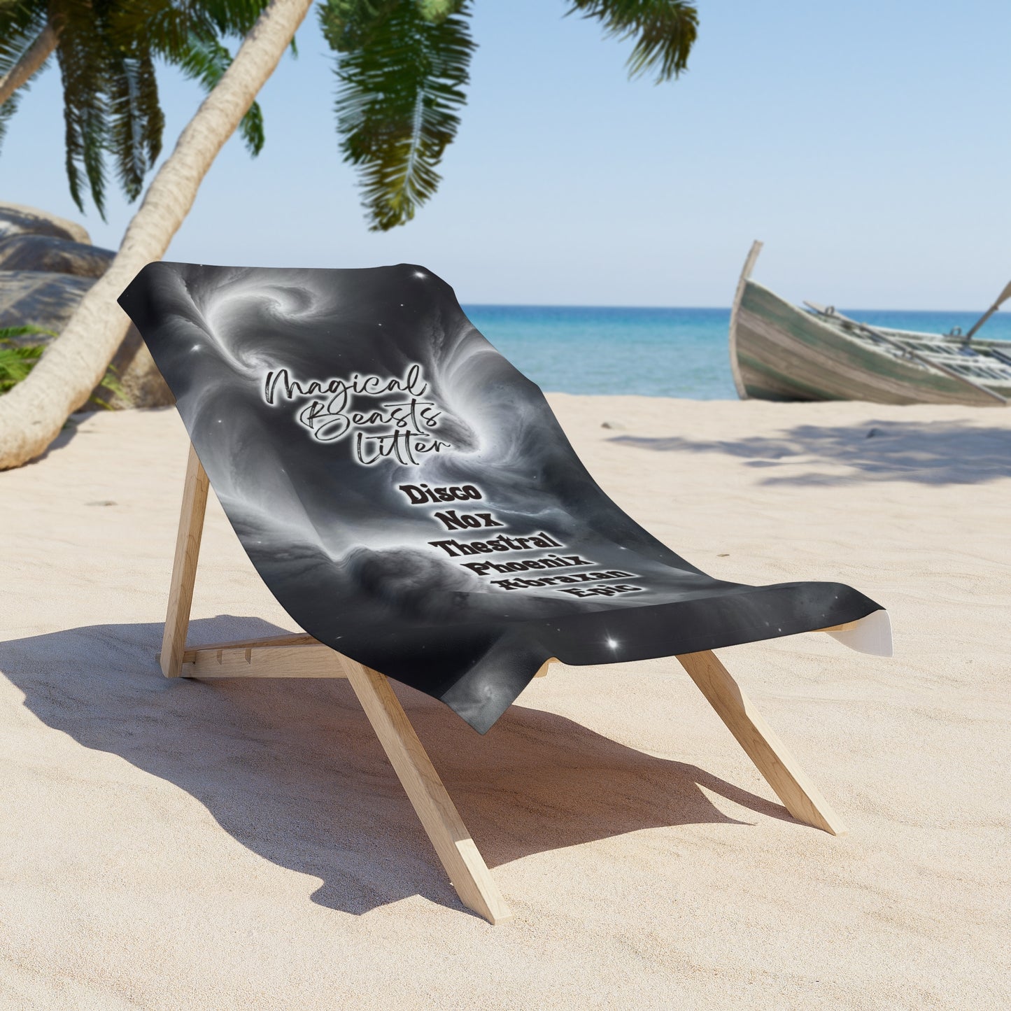 MAGICAL BEASTS LITTER Beach Towel