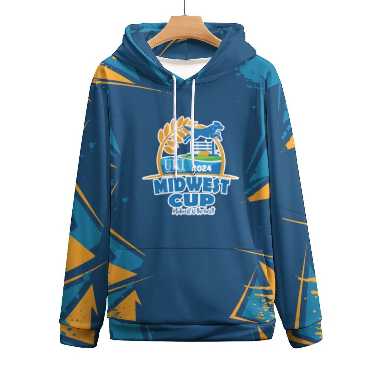 230gsm Men's Cool Hoodie with Double-layer Cap (All-Over Printing)