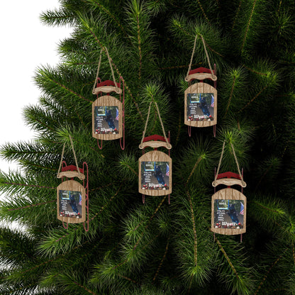 Wyatt Sled Ornaments