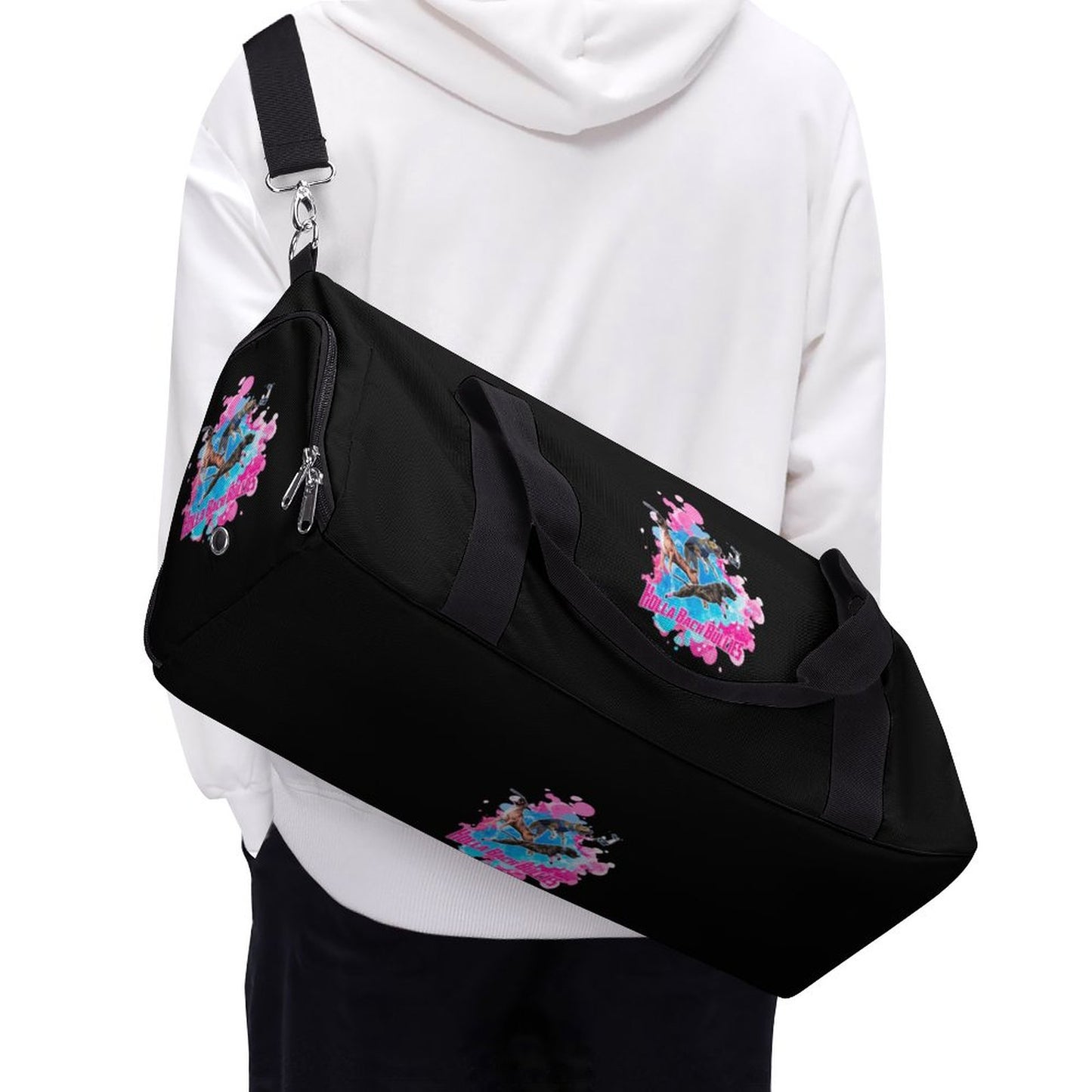 HOLLA BACK BULLIES Gym bag A017 Large Capacity Sports Duffel