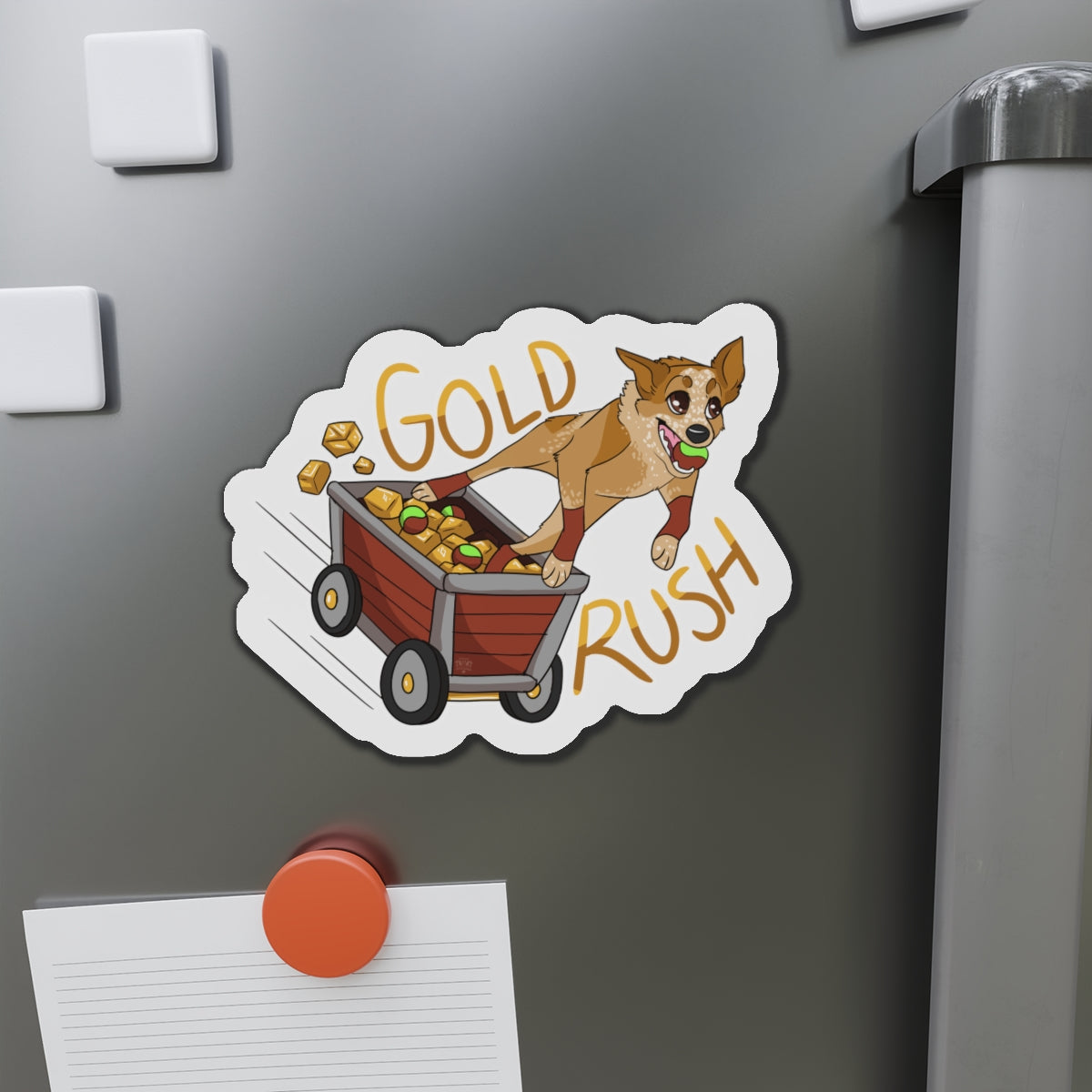 GOLD RUSH FLYBALL Magnets