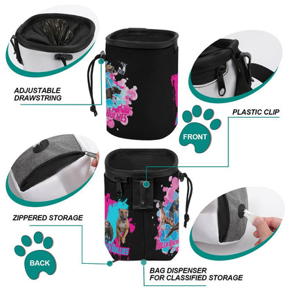 HOLLA BACK BULLIES Dog Treat Training Bags Storage for Pet Rewards A007