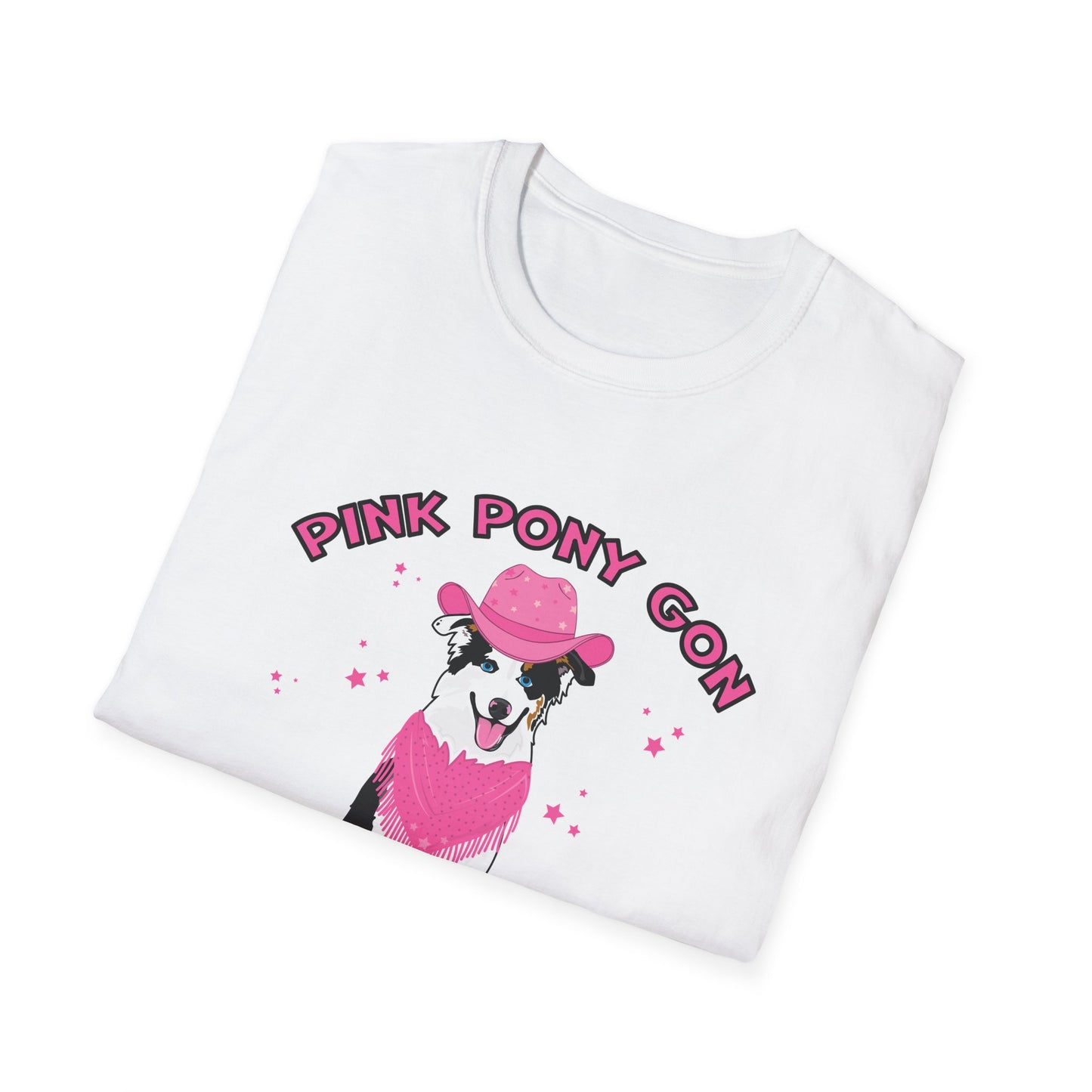 pink pony Unisex Softstyle T-Shirt