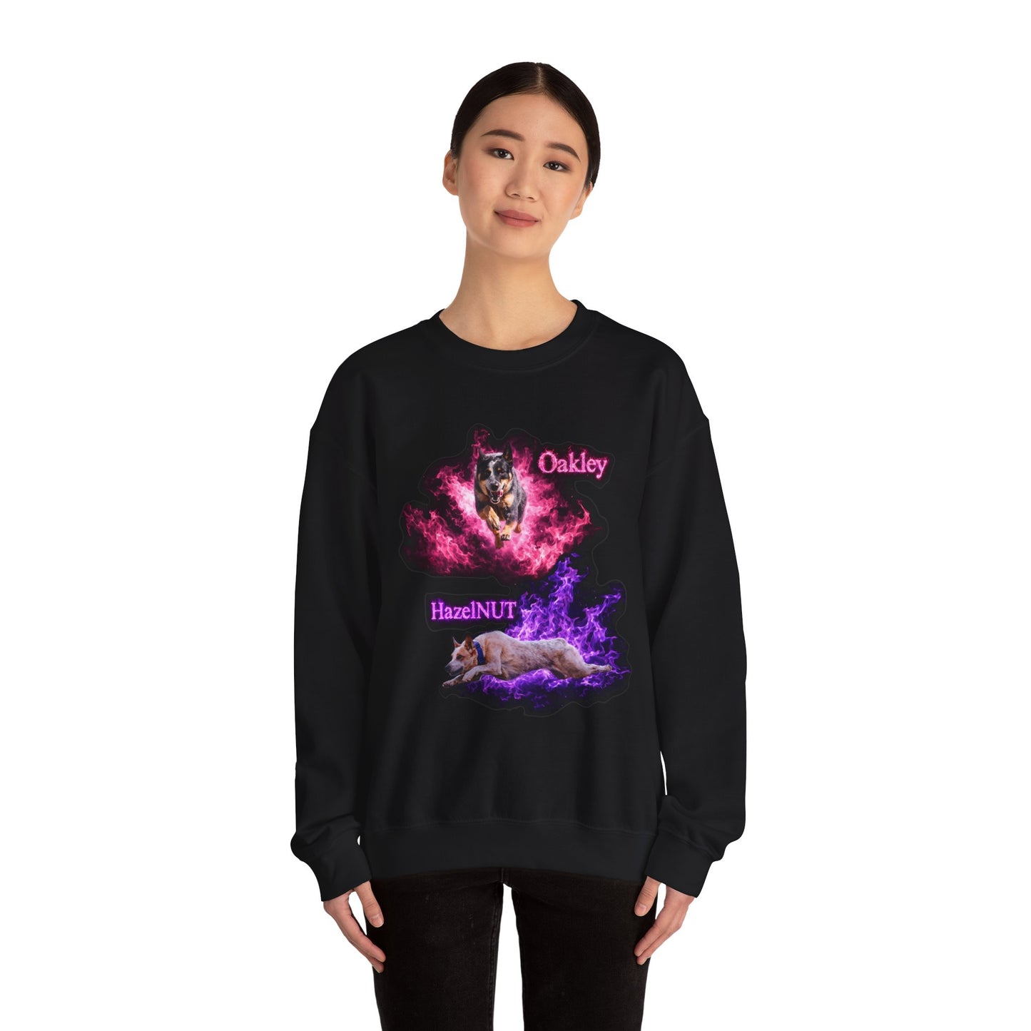 OAKLEY AND HAZELNUT Unisex Crewneck Sweatshirt