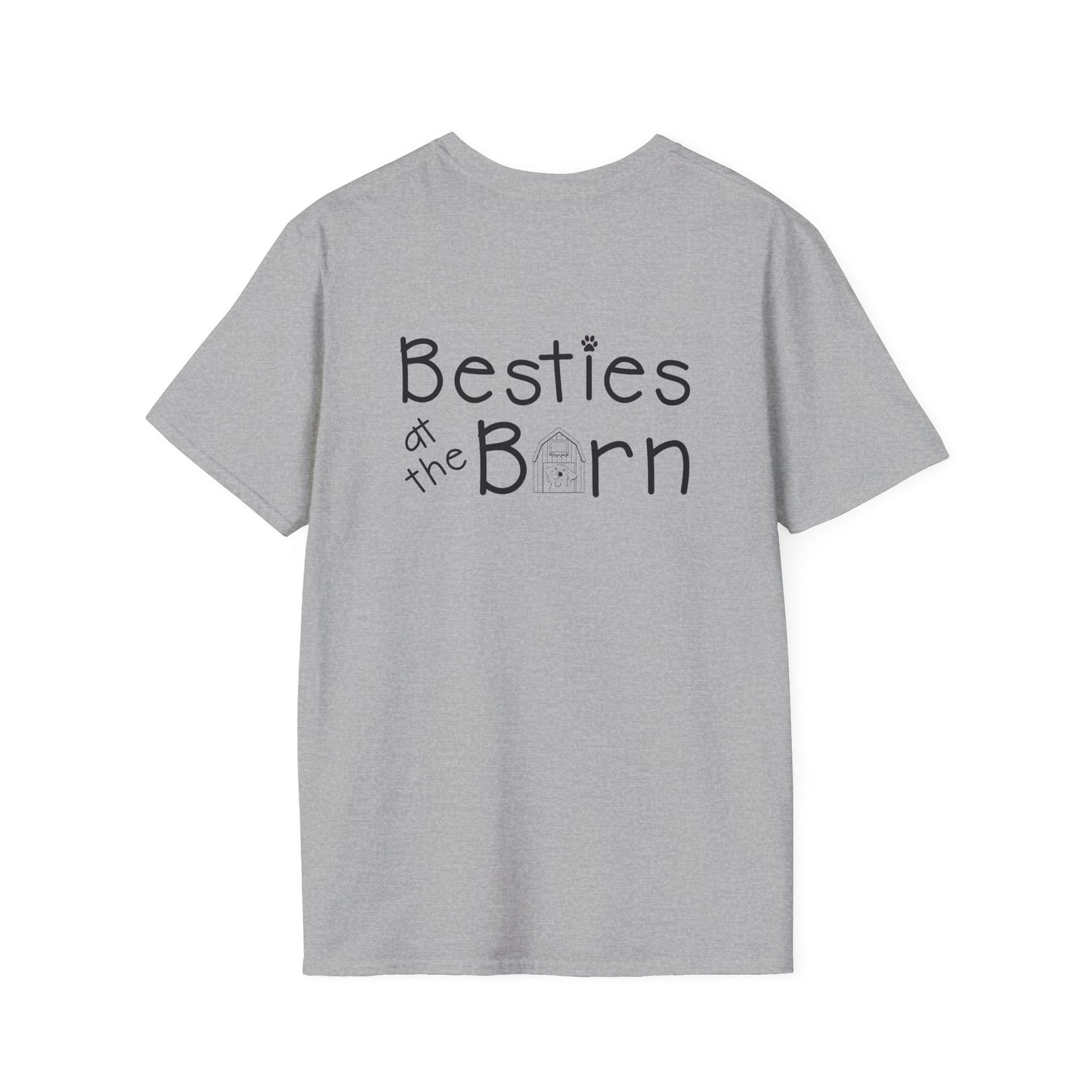 BESTIES AT THE BARN Unisex Softstyle T-Shirt