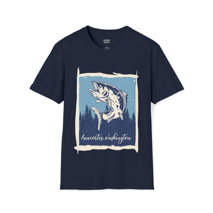 ANACORTES SALMON Unisex Softstyle T-Shirt