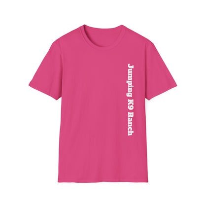 Jumping K9 Ranch  Unisex Softstyle T-Shirt