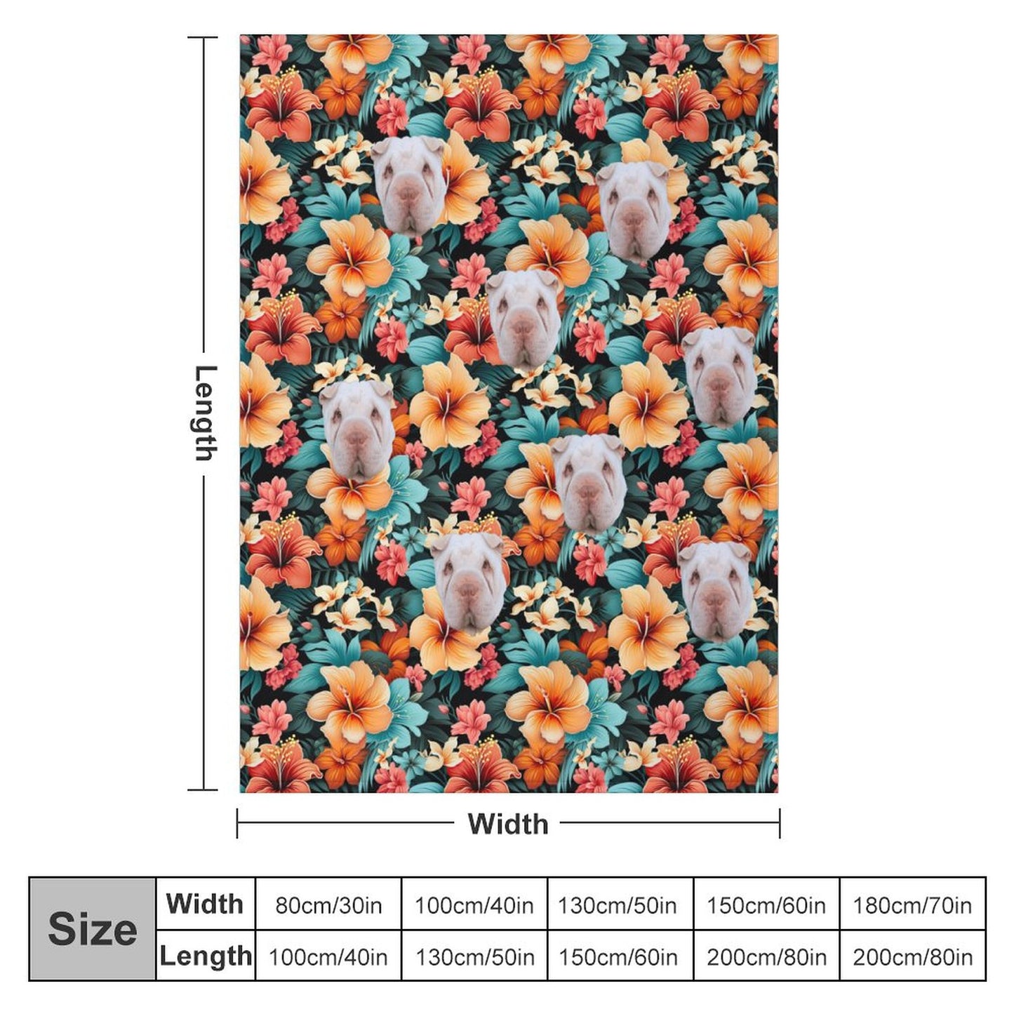 280gsm Flannel Blanket-30"x40" (Dual-sided Printing)