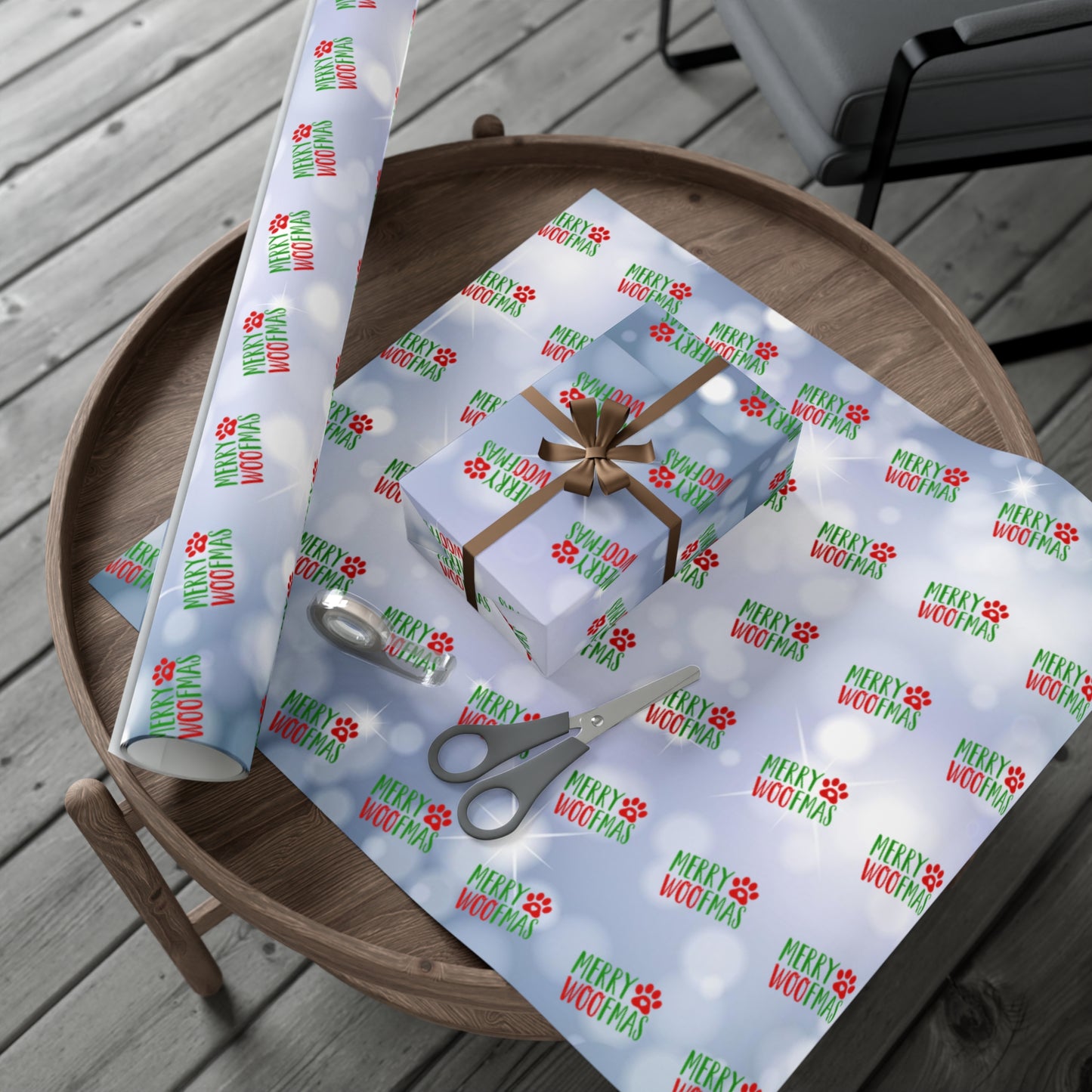 MERRY WOOFMAS Gift Wrap Papers