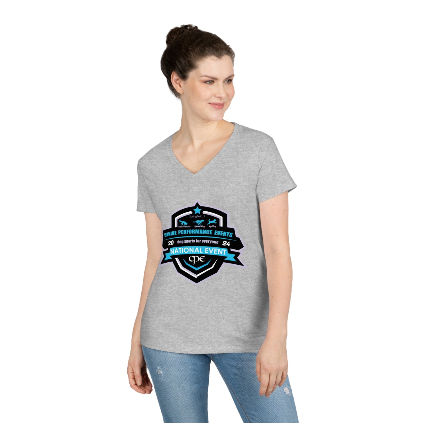 TEAM KATE CPE Ladies' V-Neck T-Shirt